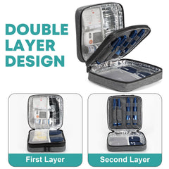 Glamgen small insulin pen cooler travel case keeps two pens and essentials organized.