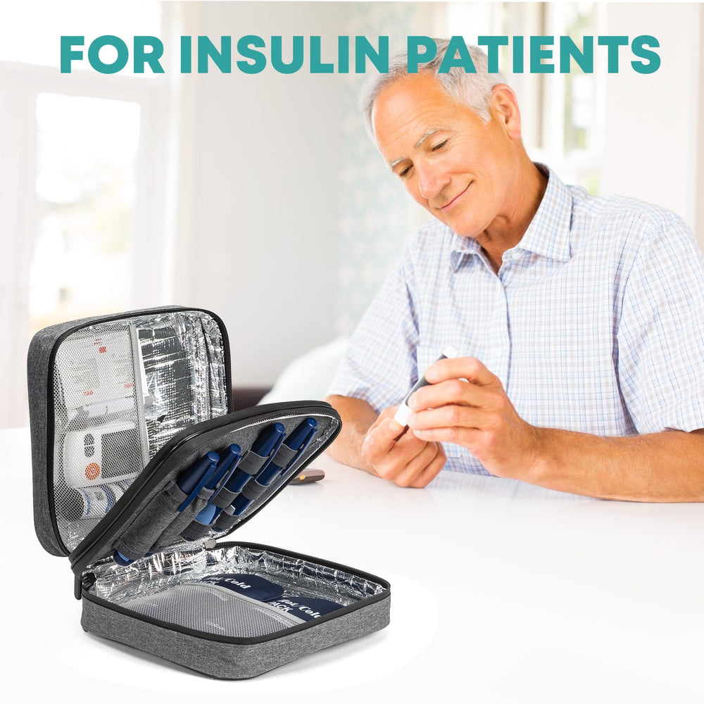 Glamgen TSA-approved carry-on design for diabetes supplies.