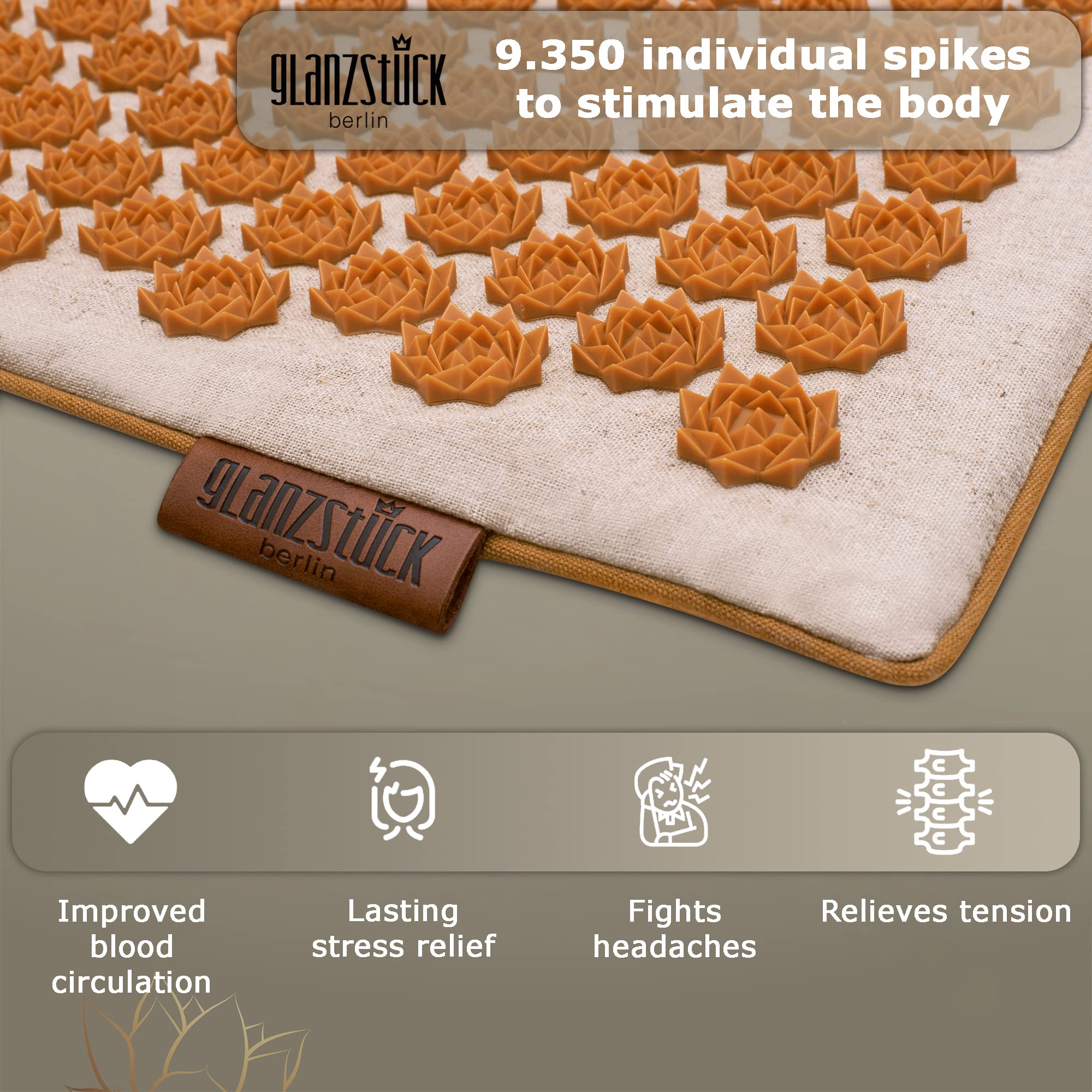 Glanzstück Berlin full-body coverage demonstrates comprehensive support across multiple zones.