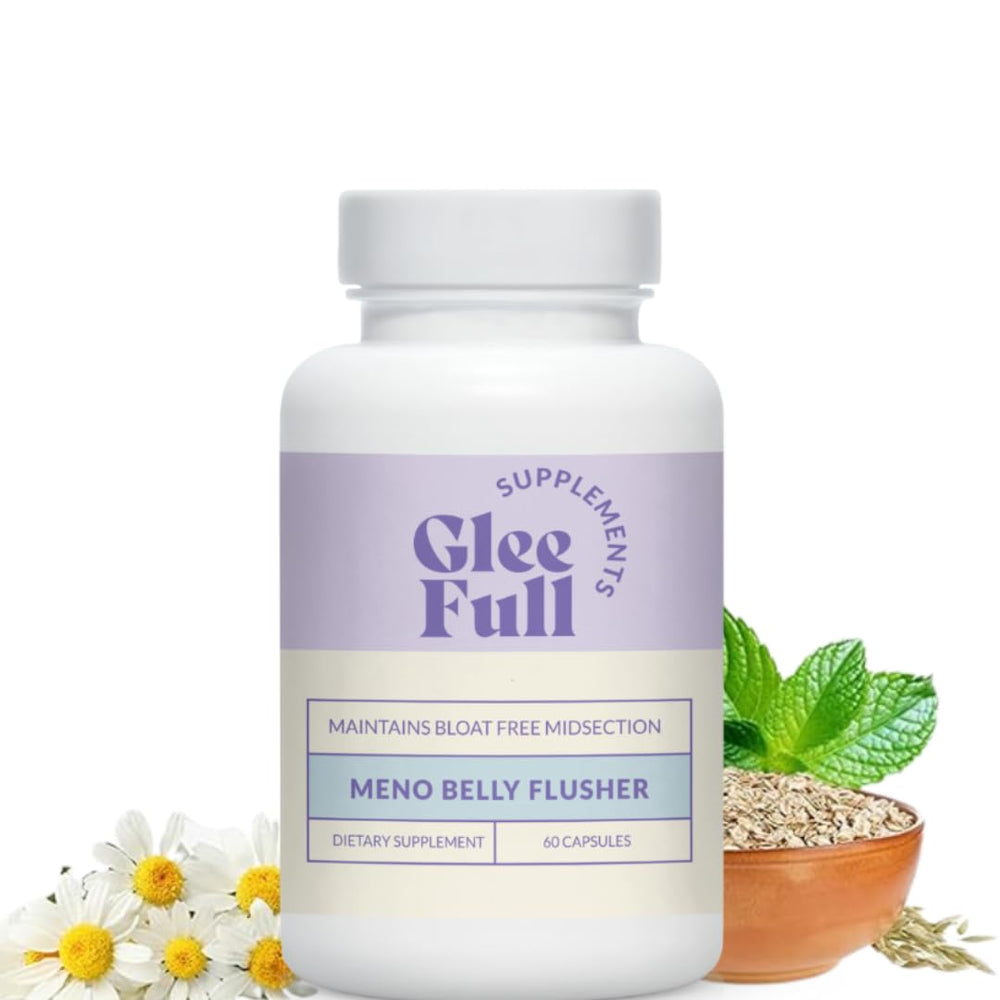 GLEEFULL SUPPS Meno Belly Flusher daily-use pack for routine