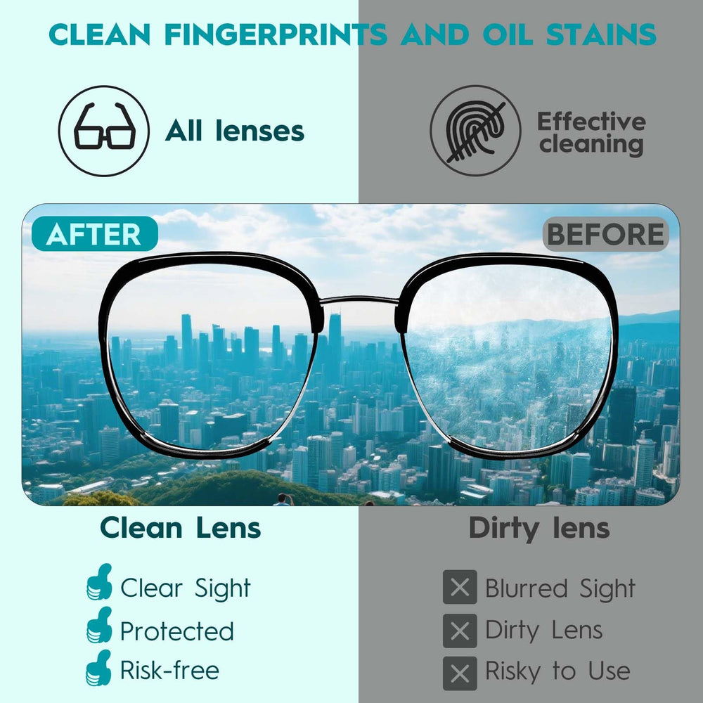 GlintFy camera lens wipe for crisp, clear photos.