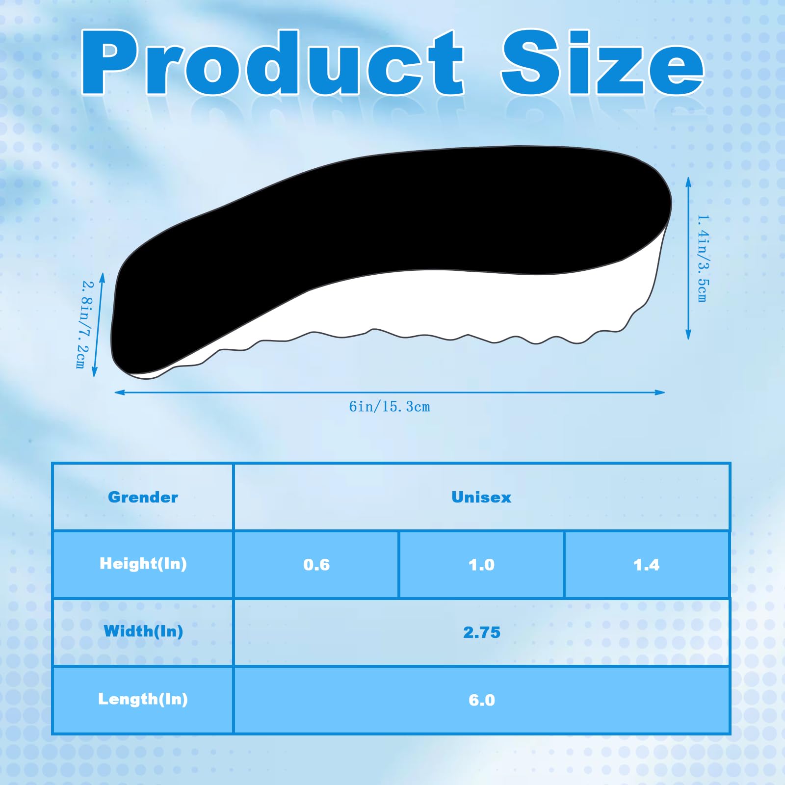 Glitopper 4D cloud technology insoles providing plush support and stable footing