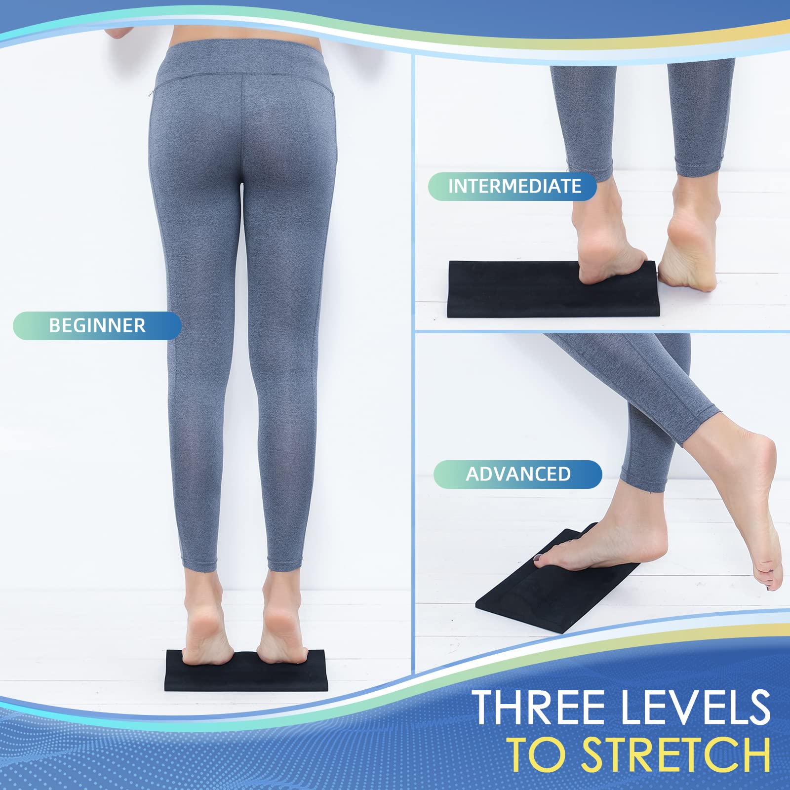 Glitz ankle and foot stretching device ideal for home workouts