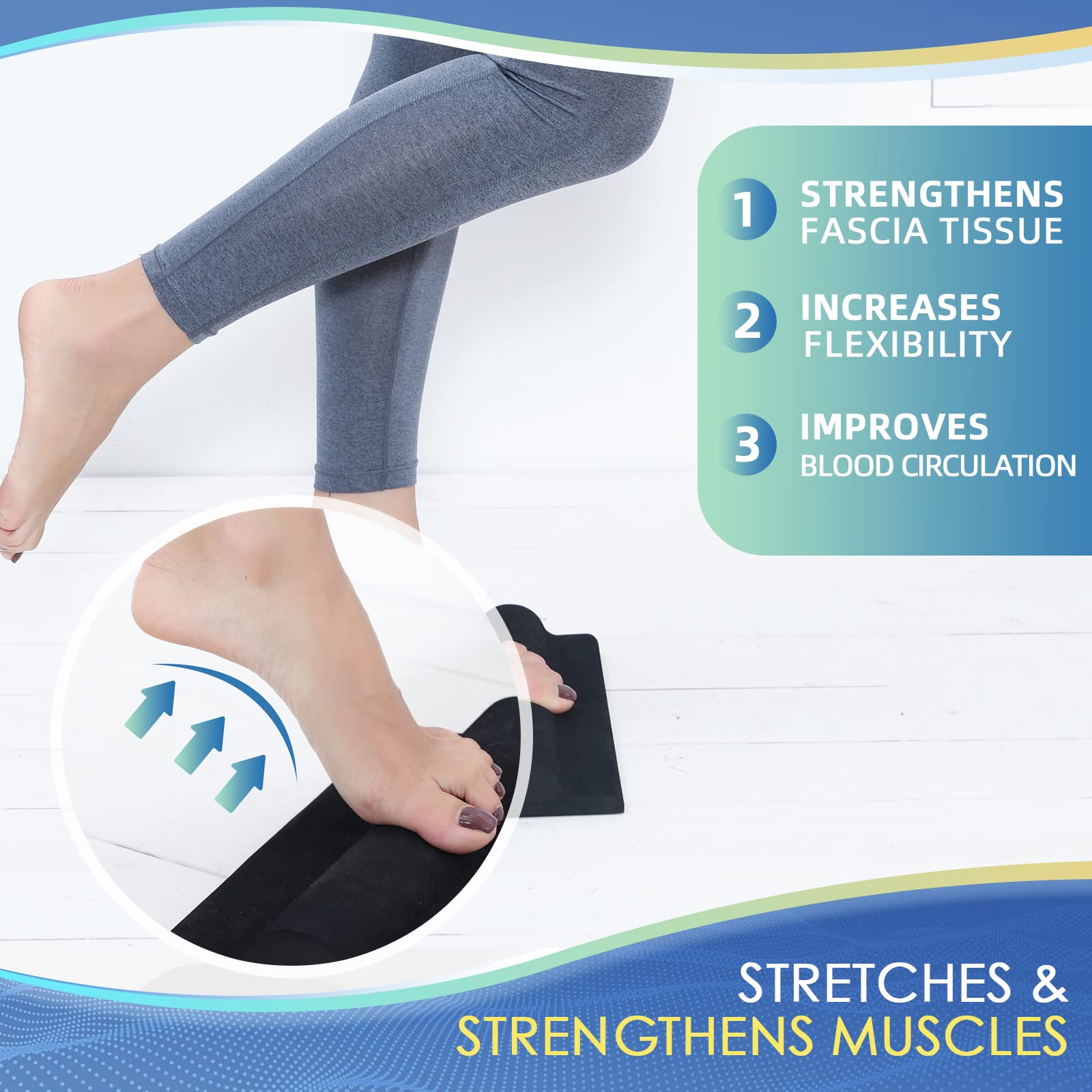 Glitz fascia stretcher toe stretcher lengthens toes and calves