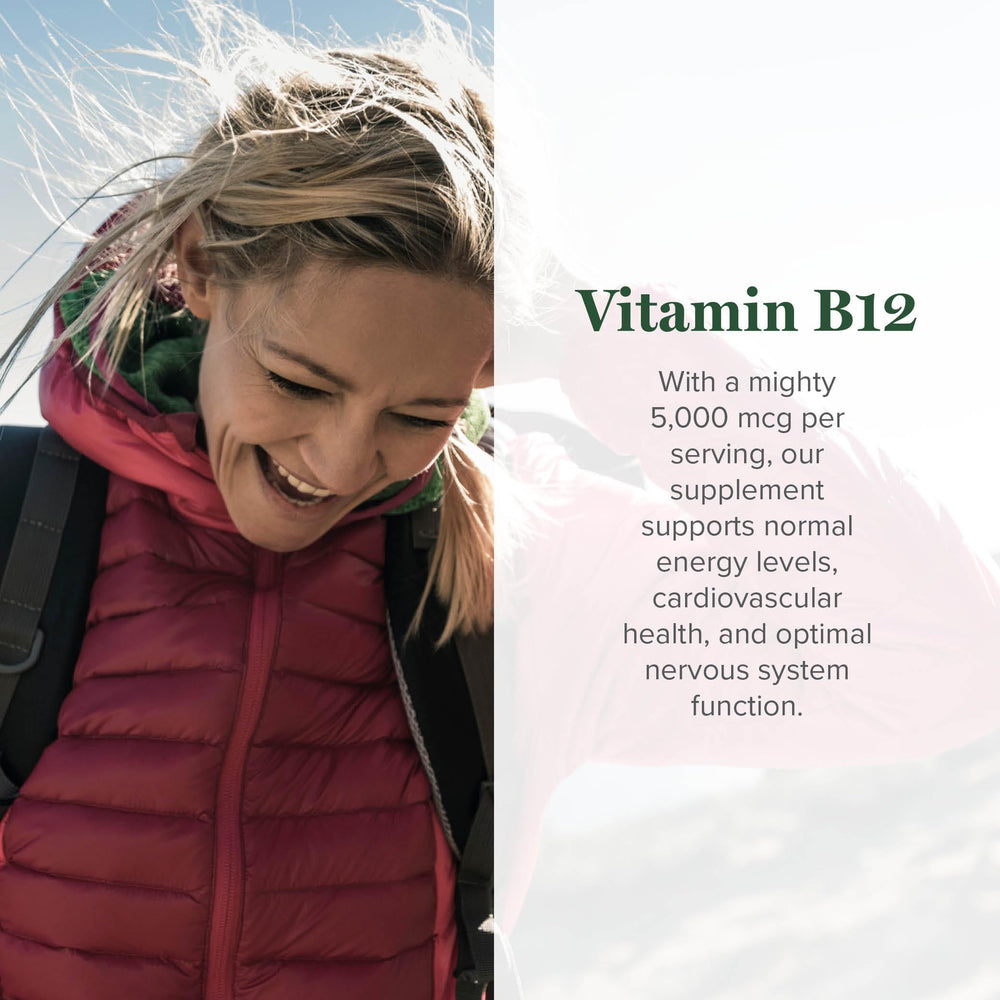 Global Healing Center B12 sublingual dropper enables quick sublingual absorption.