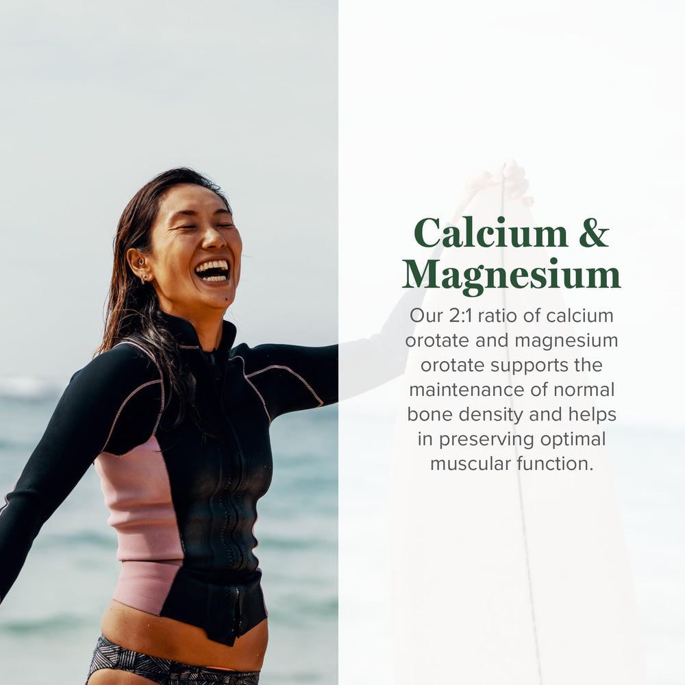 Global Healing Center calcium magnesium orotate tablets highlight easy daily supplementation