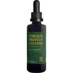 Global Healing Center Foreign Protein Cleanse bottle for potential spike protein detox support.