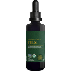 Global Healing Center Tulsi drops bottle for daily calm and gentle energy.
