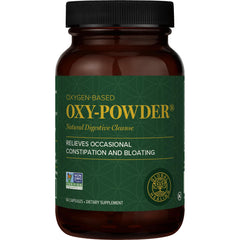 Global Healing Center Oxy-Powder bottle for simple nightly gut support.