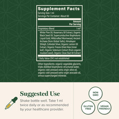 Global Healing Paratrex II capsules prepared for targeted digestive support