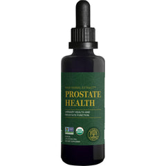 Global Healing Center Prostate Health bottle on a clean counter, promoting urinary comfort
