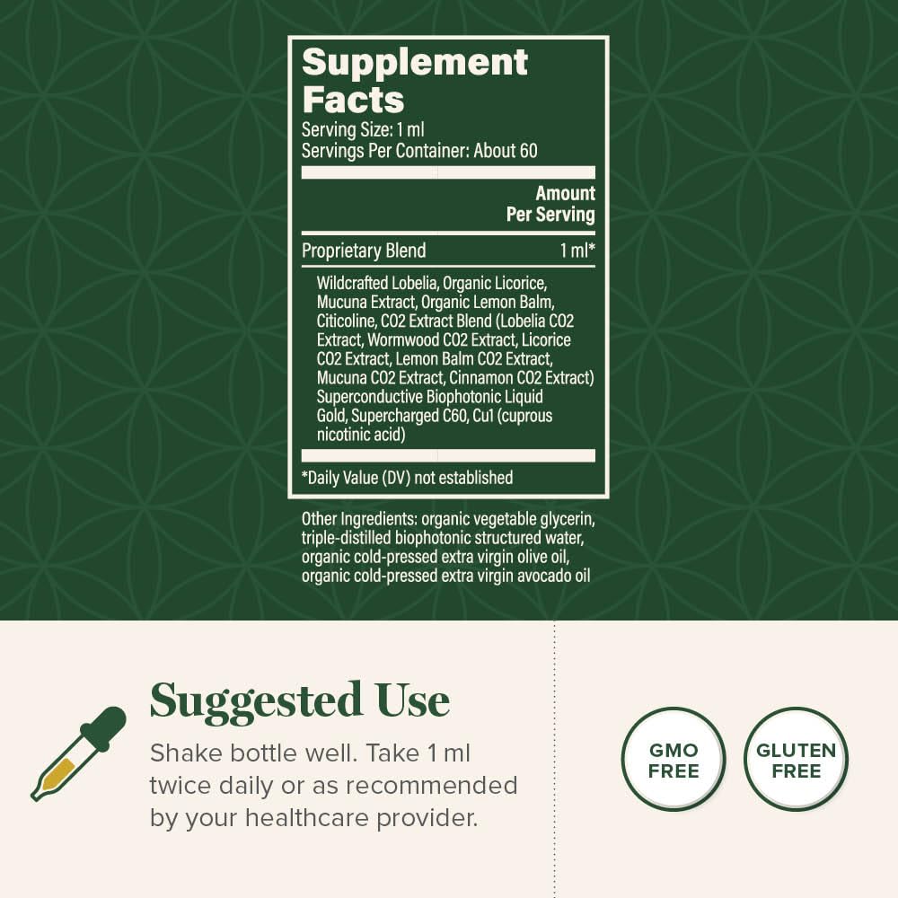 Global Healing Center spike protein detox drops suggest targeted detox potential.