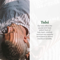 Global Healing Center Tulsi leaves and flowers, fresh organic source for natural energy.