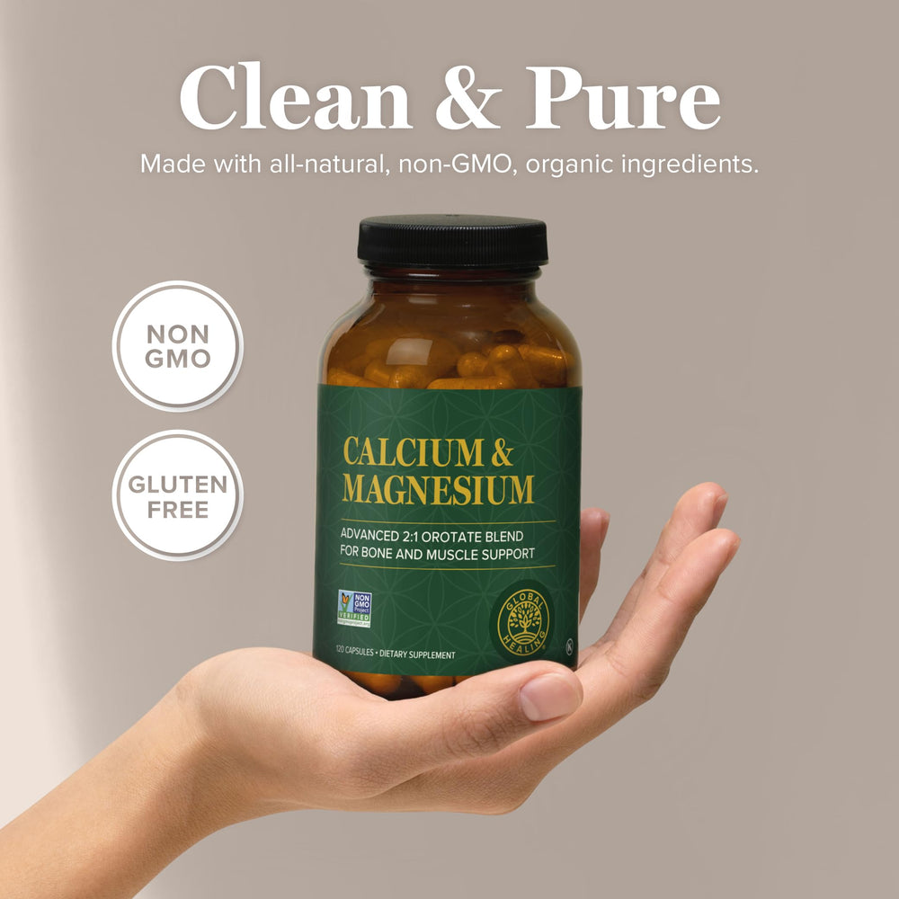 Global Healing Center bottle in a US-made facility underscores quality manufacturing