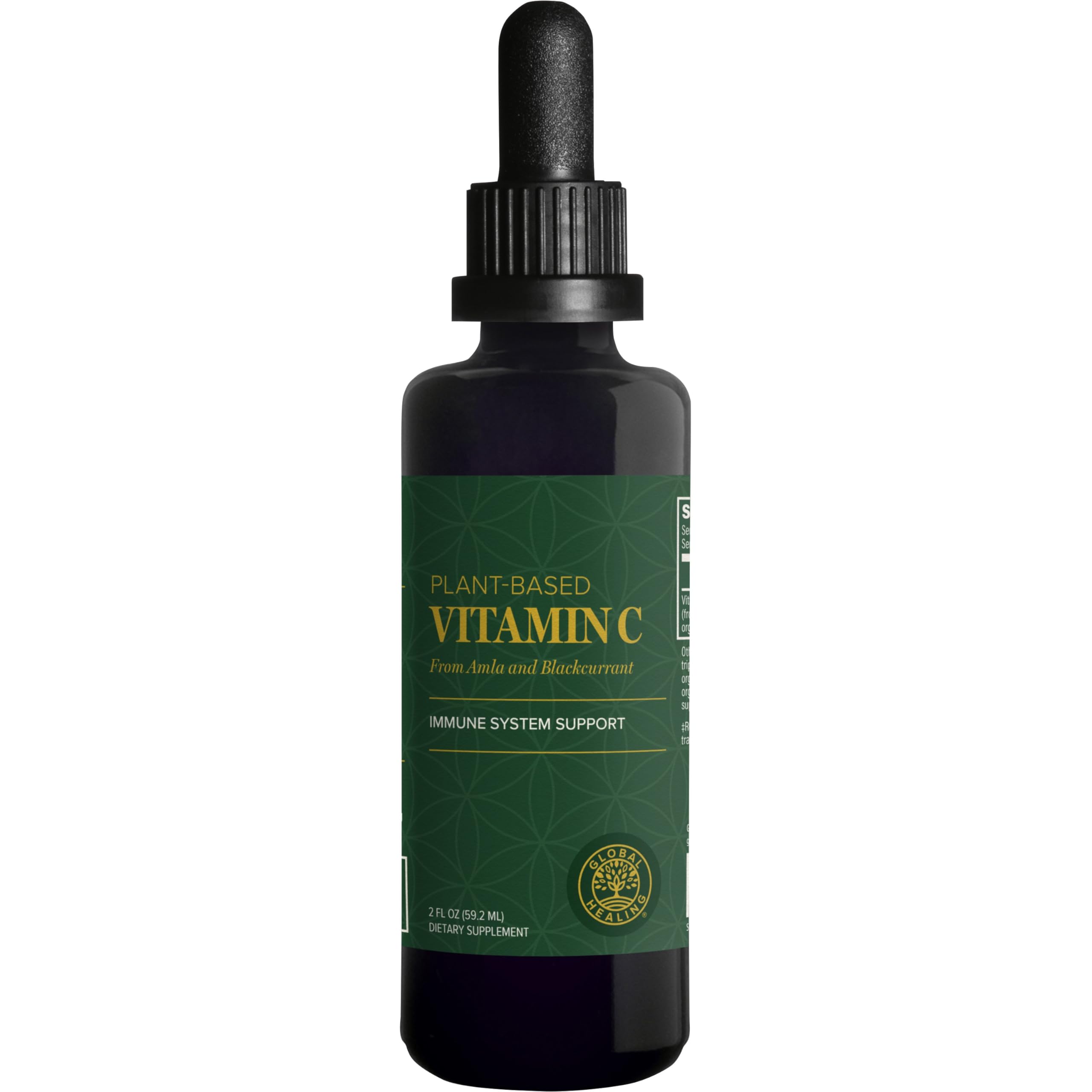 Global Healing Center Vitamin C Drops bottle for daily immune support.
