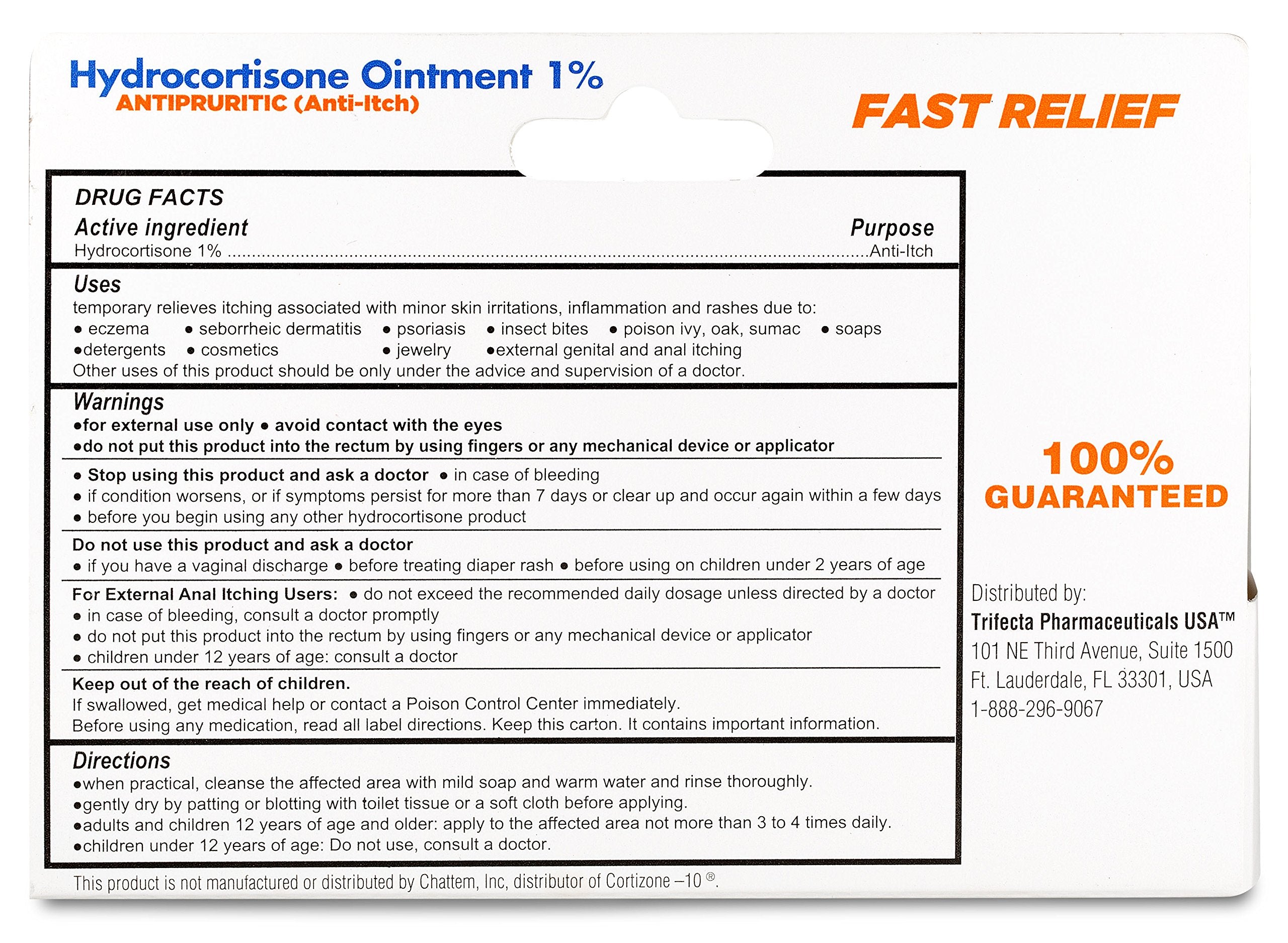 Product shot of Globe Hydrocortisone ointment in a tube for reliable relief.