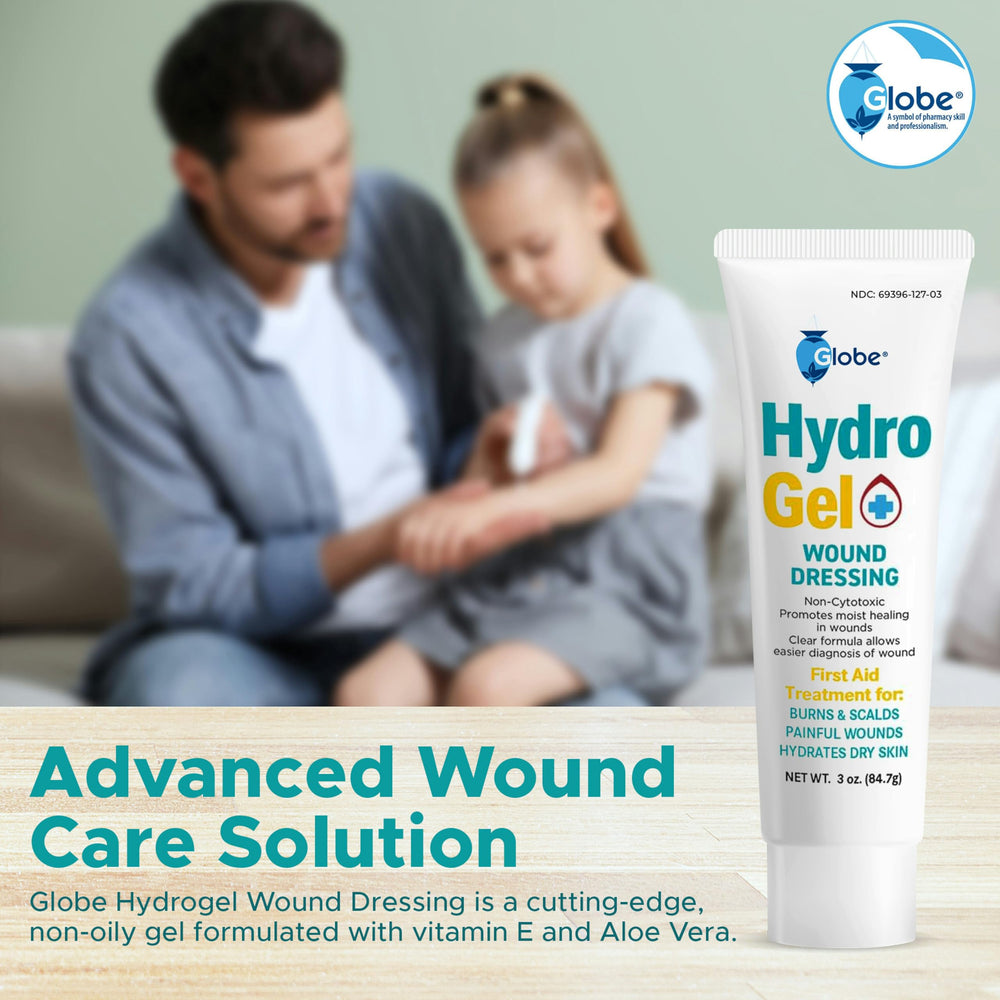 Globe hydrogel dressing first-aid-kit inclusion offers rapid, gentle wound care.