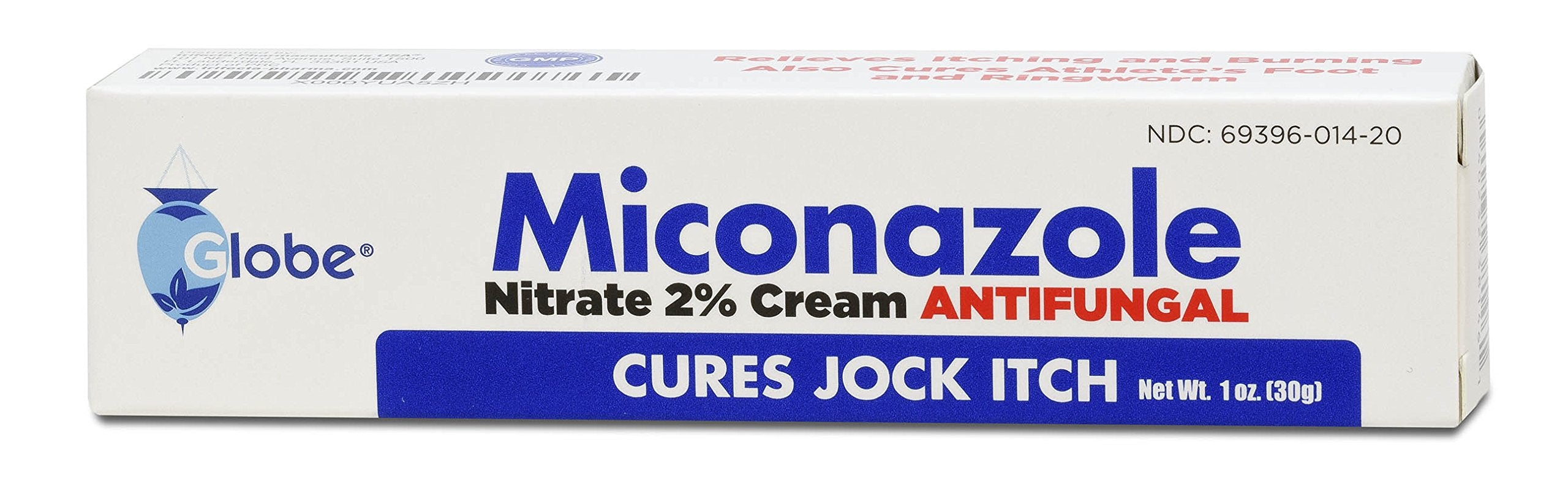 Frasco de Globe Miconazolato 2% Crema en botiquín doméstico
