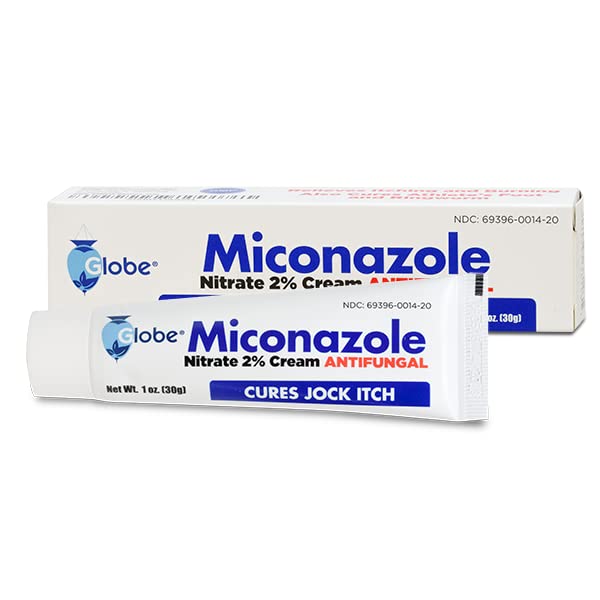 Globe Miconazolato 2% Crema en frasco para alivio posible de picor