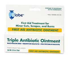 Globe Pharmacy ointment applied on skin to soothe and protect minor wounds.