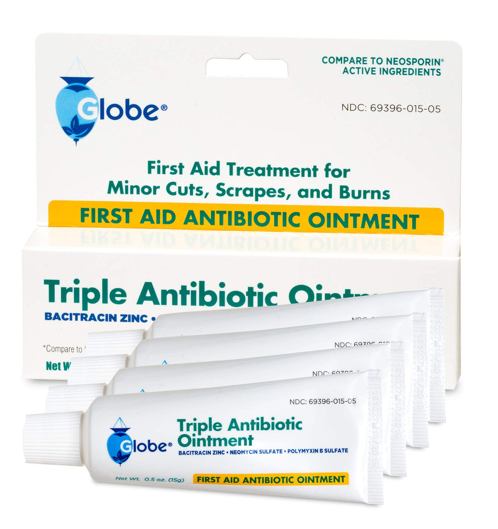 Globe Pharmacy tubes stored in a backpack for easy access on adventures.