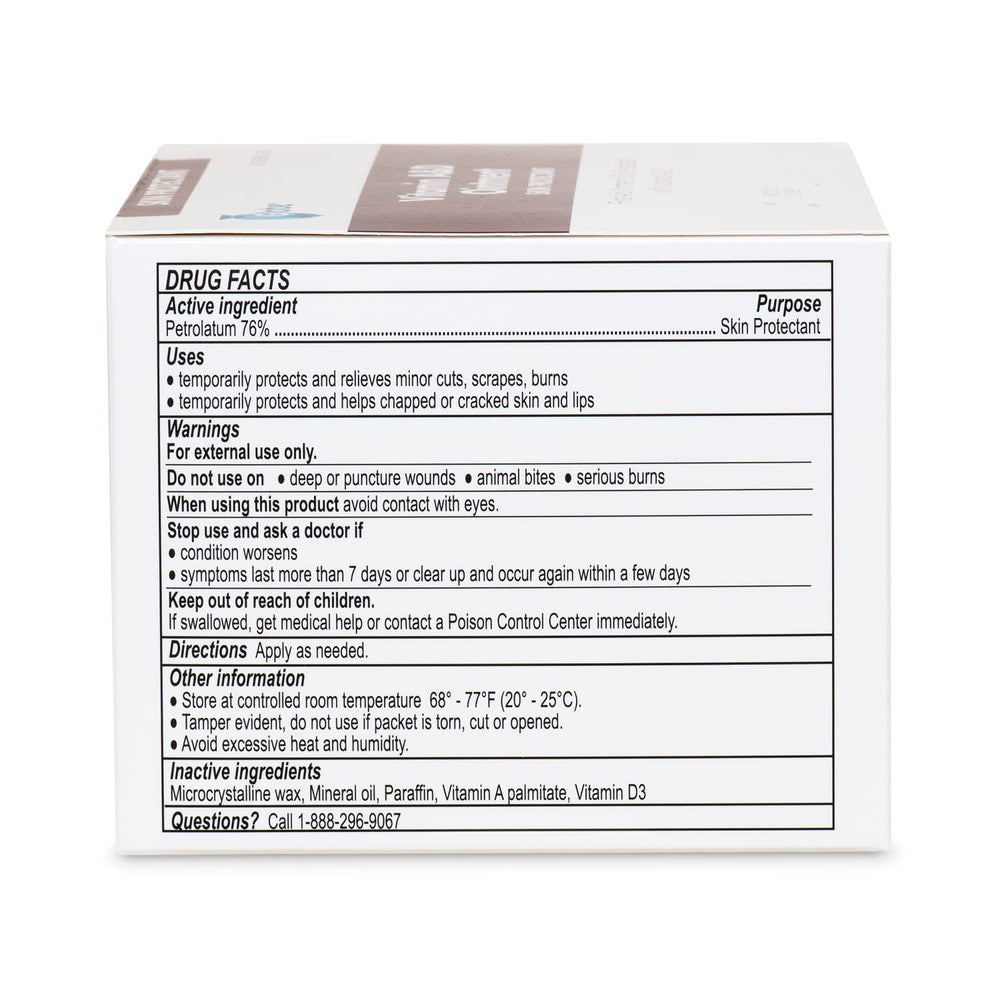 Front view of Globe Vitamin A&D Ointment box and packets