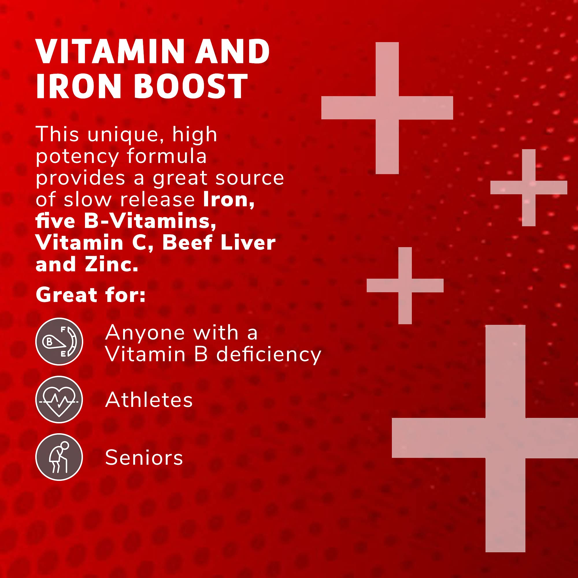 Globulo Rojo iron supplement ingredients beef liver listed on the label