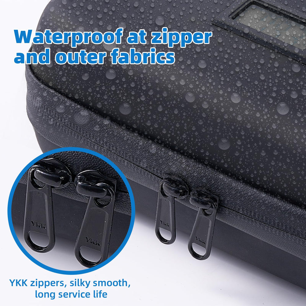 Gloinsu cooler interior is waterproof for quick cleanup after travel.