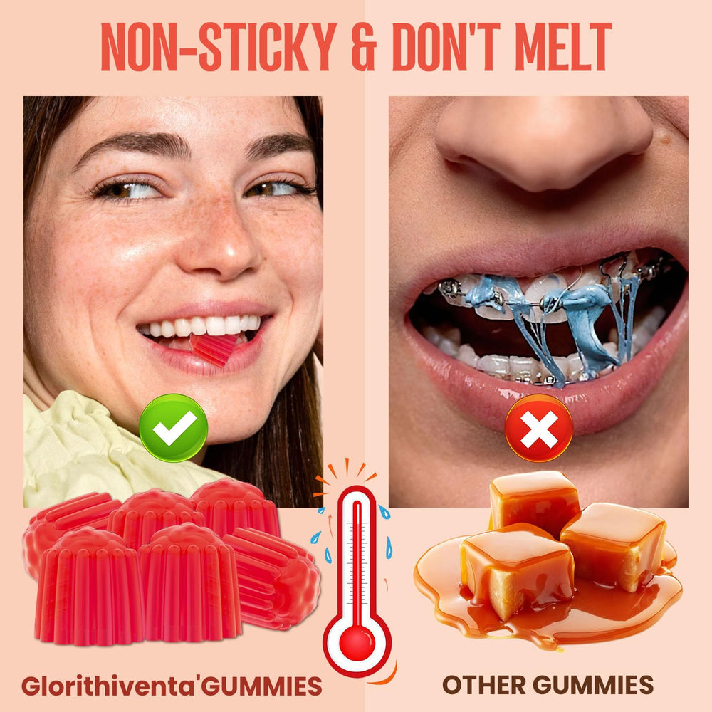 Glorithiventa cholesterol gummies packaging and ingredients highlight plant sterols and stanols.