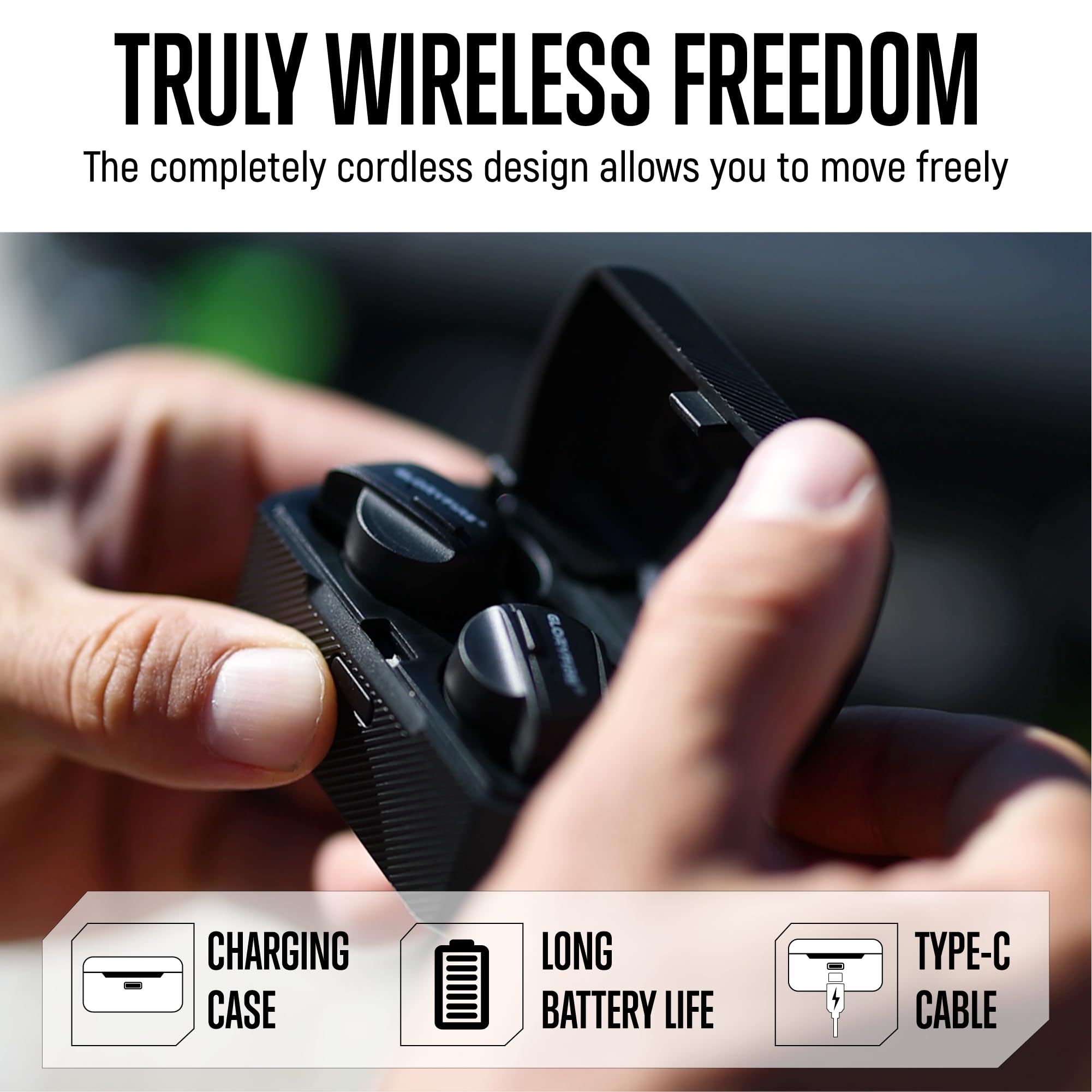 GLORYFIRE compact lightweight design for comfortable all-day wear.