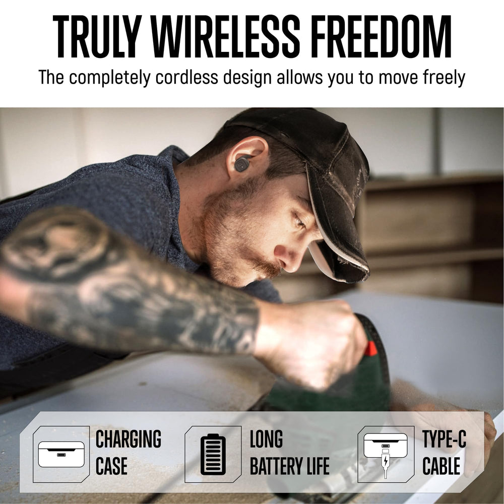 GLORYFIRE ergonomic ear tips for hours of comfortable wear.
