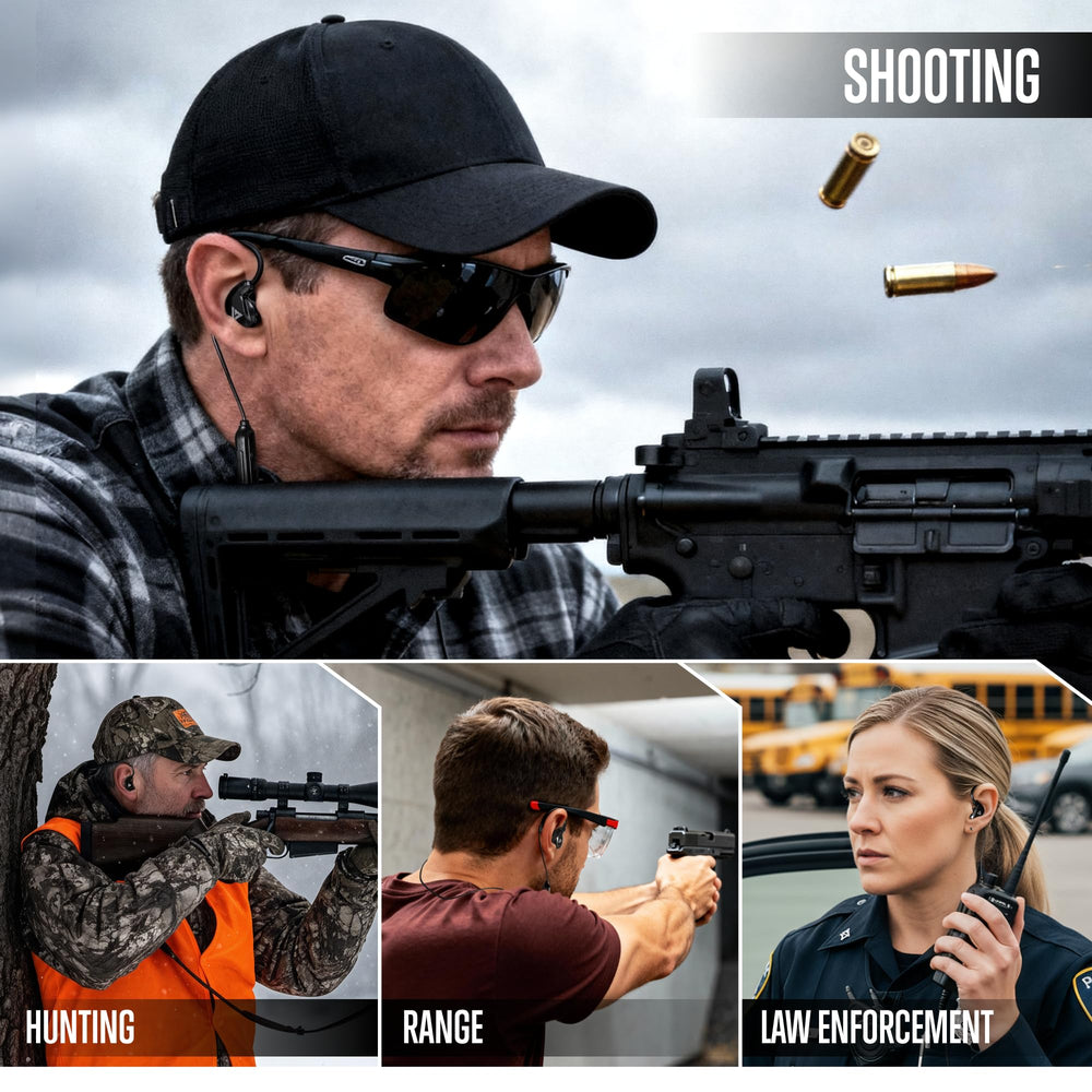 GLORYFIRE IP67 durability withstands rain, sweat, and rugged field use.