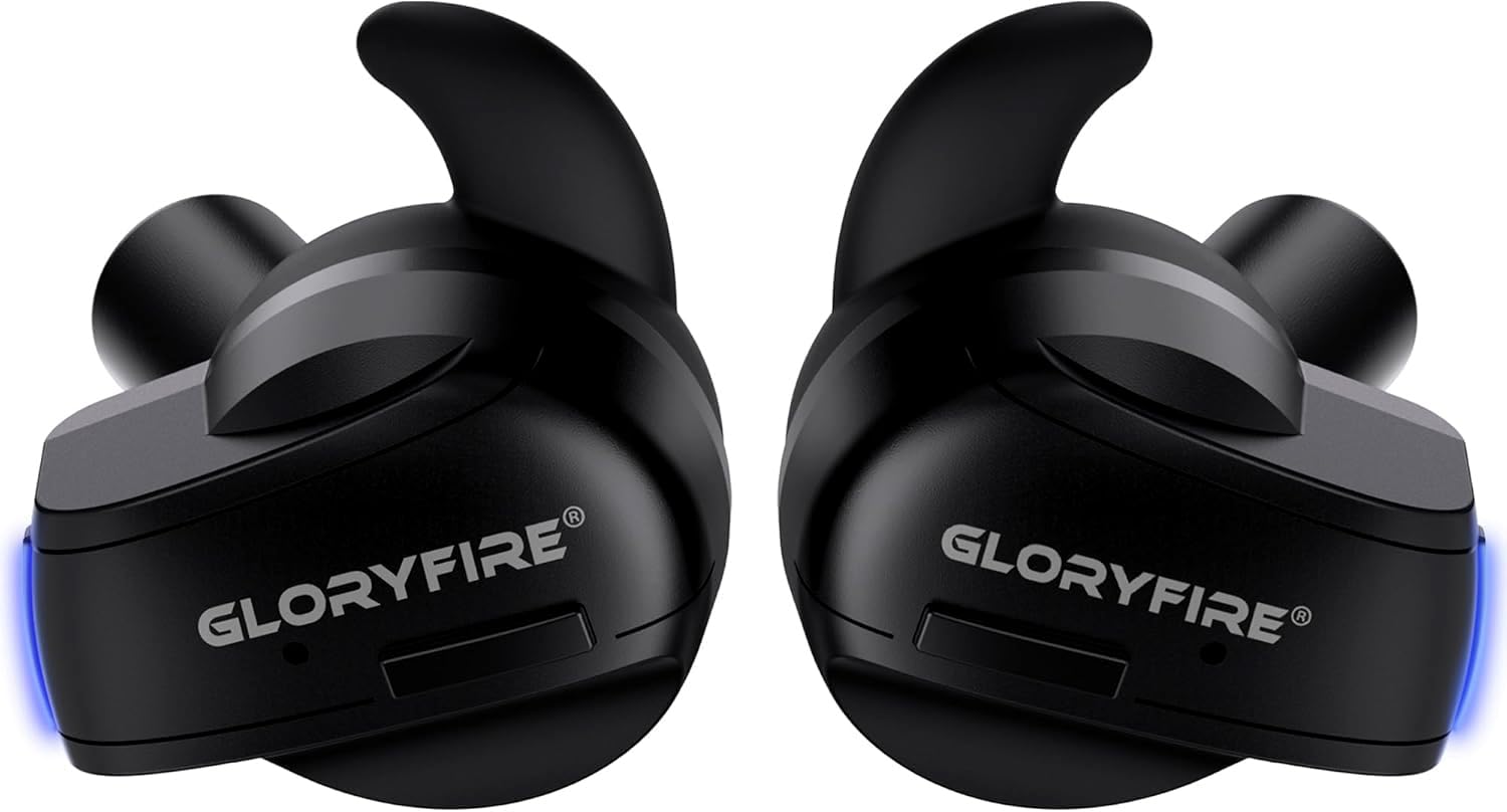 GLORYFIRE shooting ear protection Bluetooth earbuds—seamless connection for range practice.