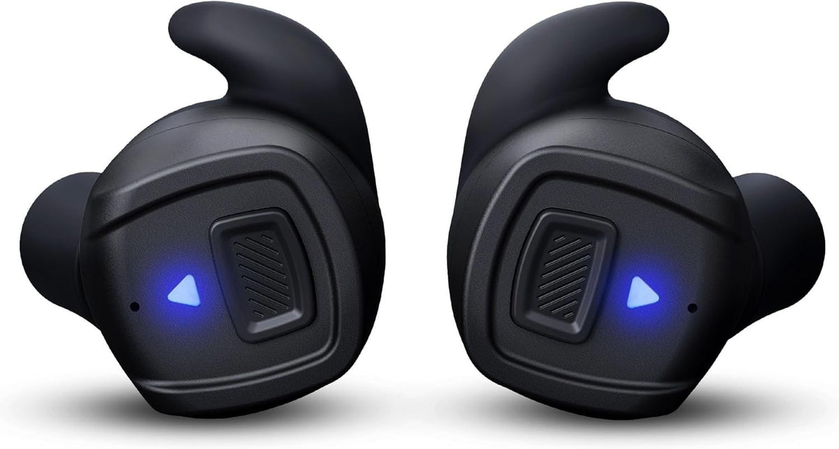 GLORYFIRE Bluetooth shooting ear protection earbuds for calls and music on the range.