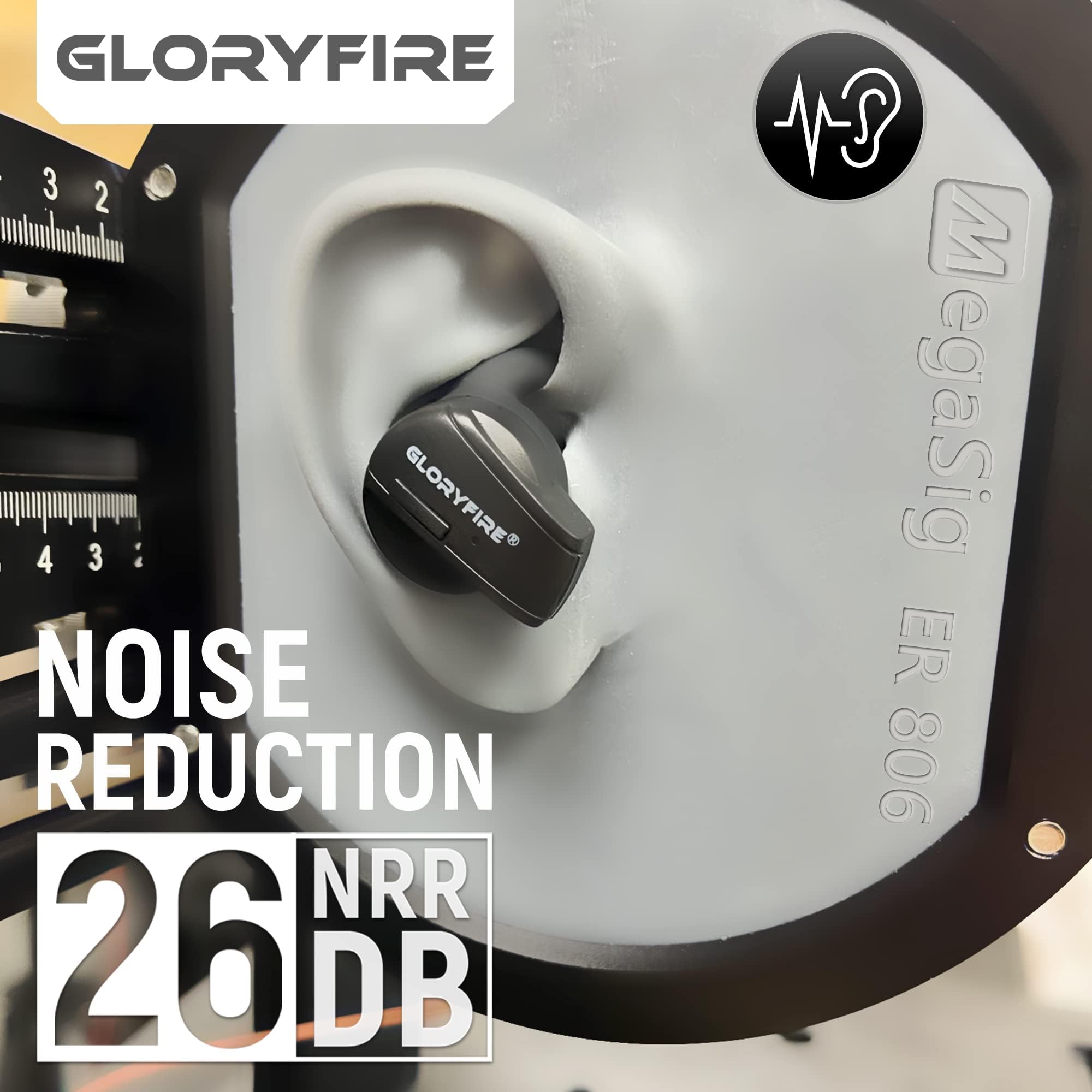 GLORYFIRE three-size ear tips ensure a comfortable, secure fit.