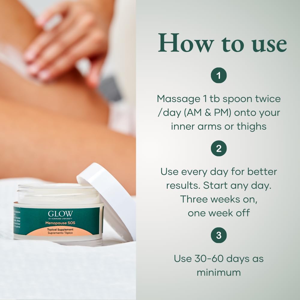 Glow Botanica OB-GYN Formulated Cream Pump displays clinician-backed topical solution.