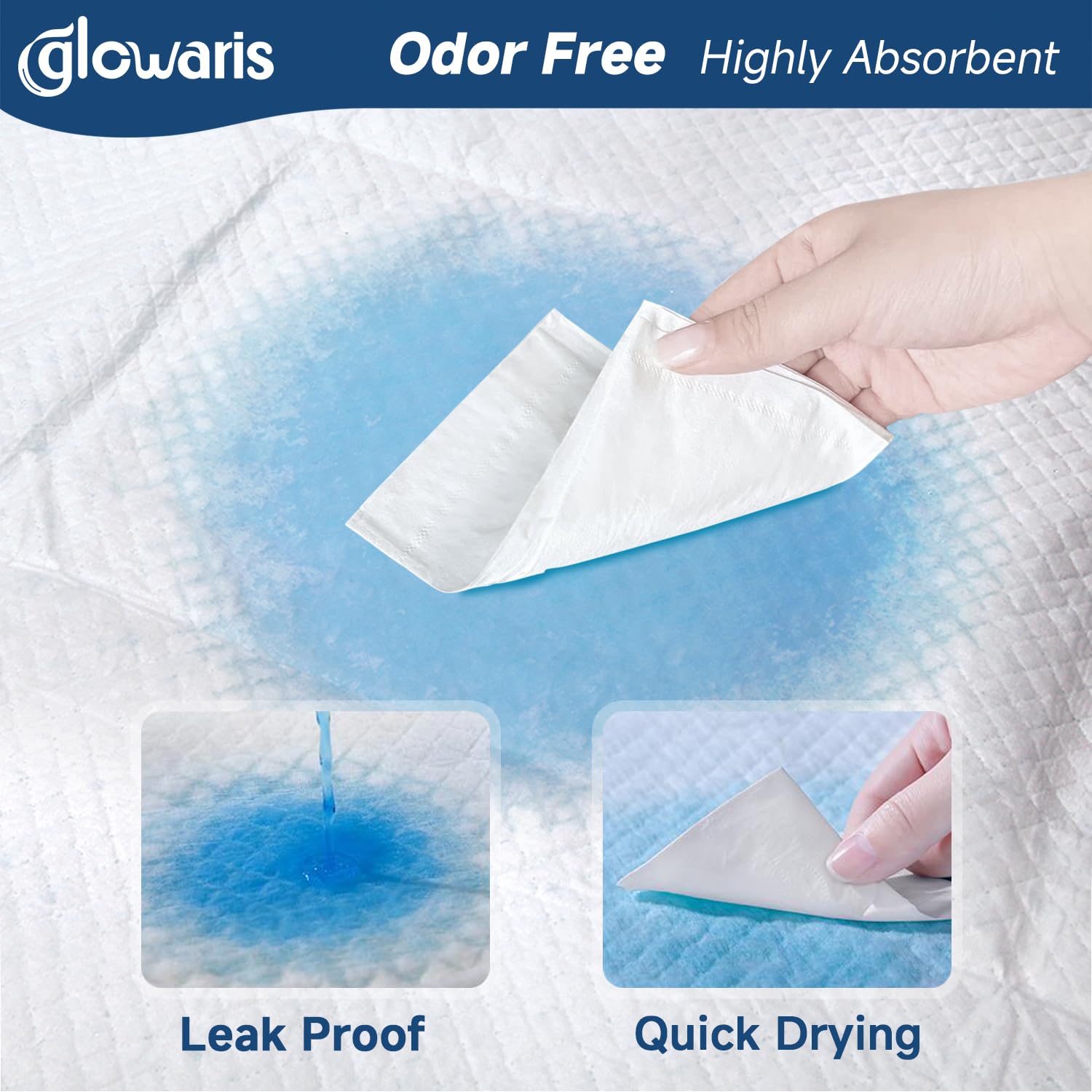 Glowaris bulk 50-count pack for home care, travel, and training.