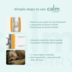 Glowco CalmCarry kid-friendly wellness tool safe for children with supervision.