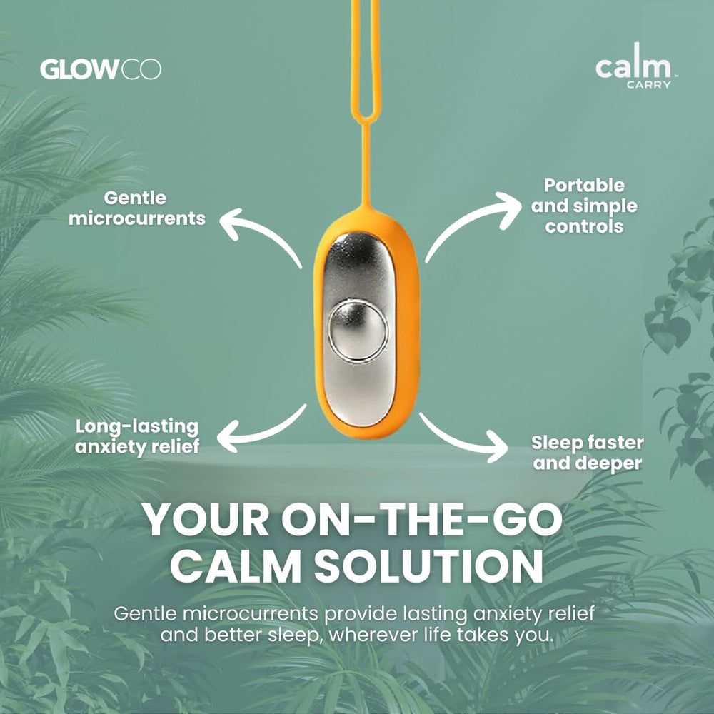 Glowco CalmCarry portable device supports calm and focus throughout the day.