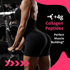  GlowEver Creatine for Women mixed drink with vibrant raspberry color