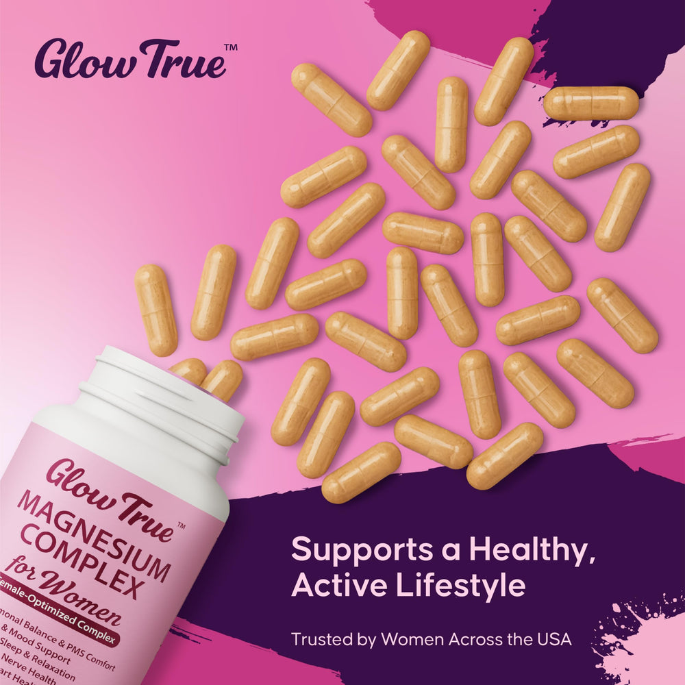 Bone and muscle health emphasis with GlowTrue 5-form magnesium blend