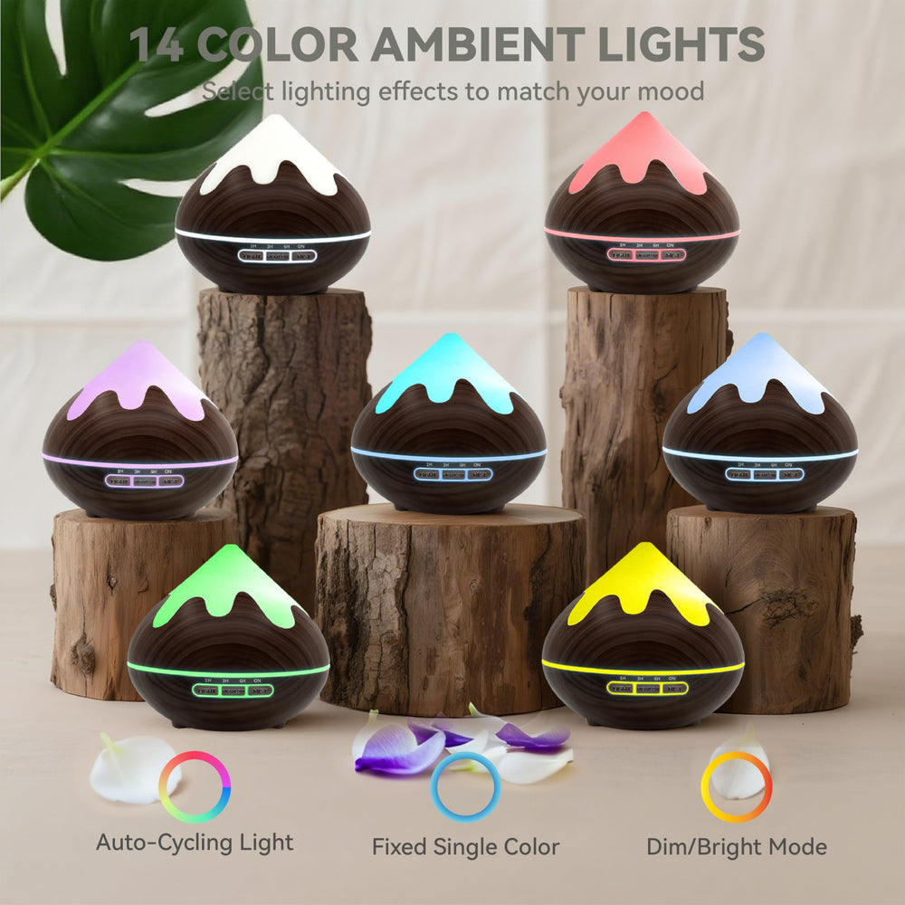 GLOXA diffuser remote control enabling convenient mist and light presets