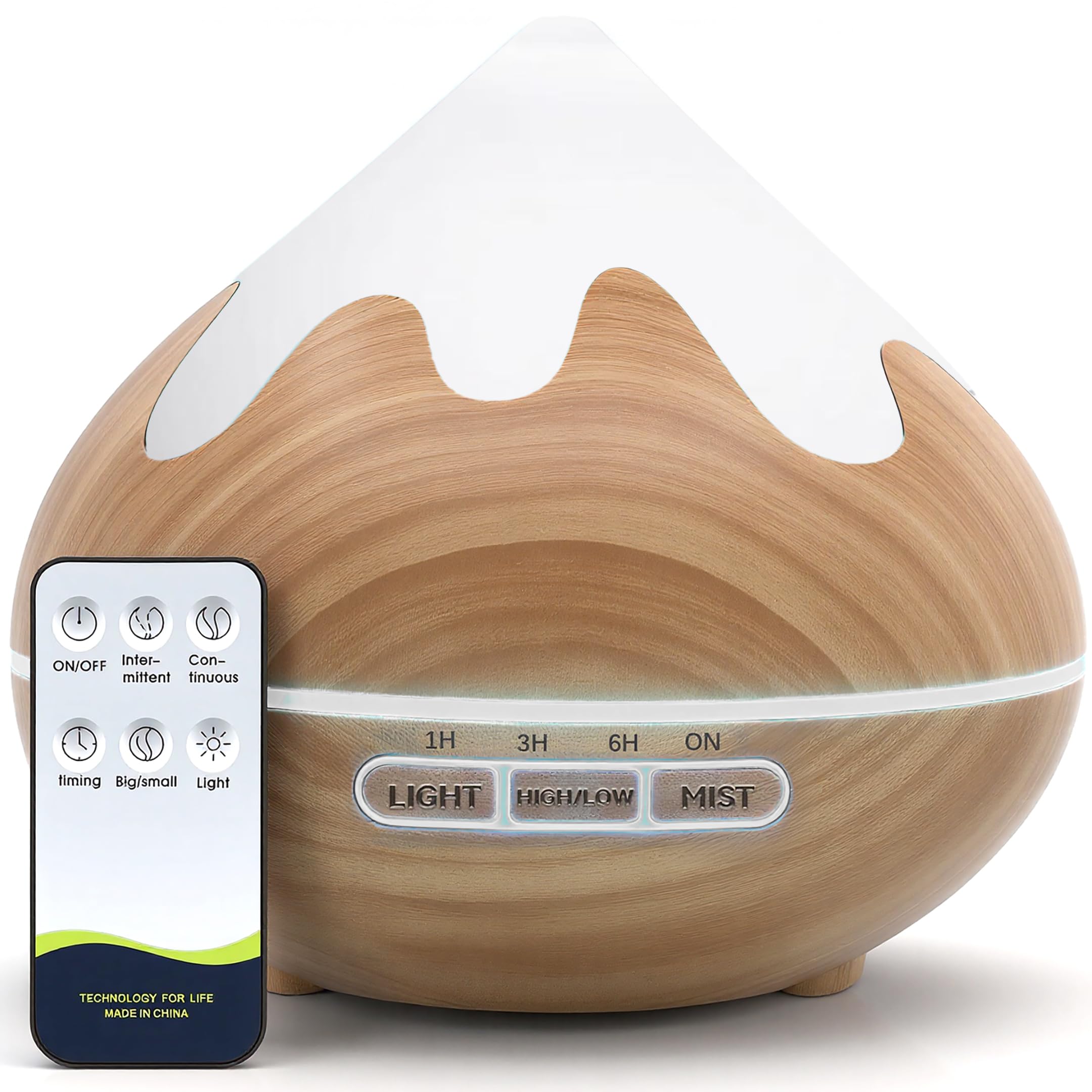GLOXA diffuser creates cozy ambiance in bedroom or office.