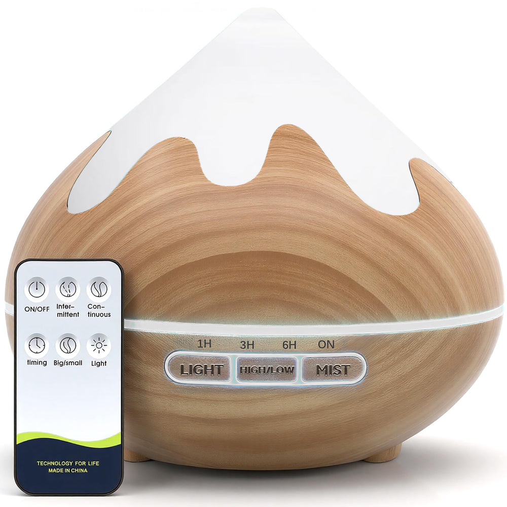 GLOXA diffuser creates cozy ambiance in bedroom or office.