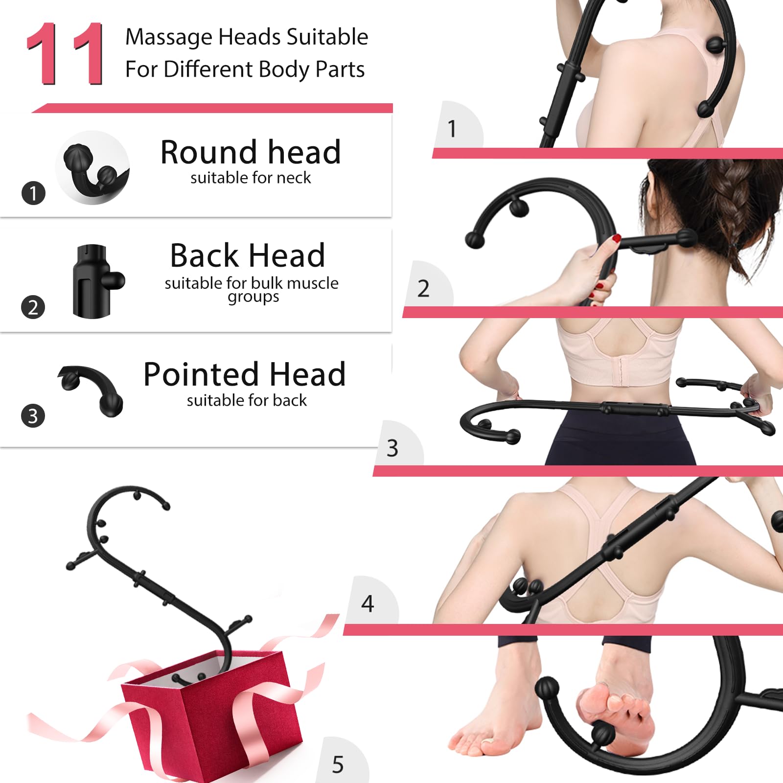 GLQKFBA back-shoulder-relief-on-demand shows easy reach along the spine and shoulders.