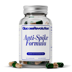 Glucose Revolution Anti-Spike Formula bottle front for daily energy support.