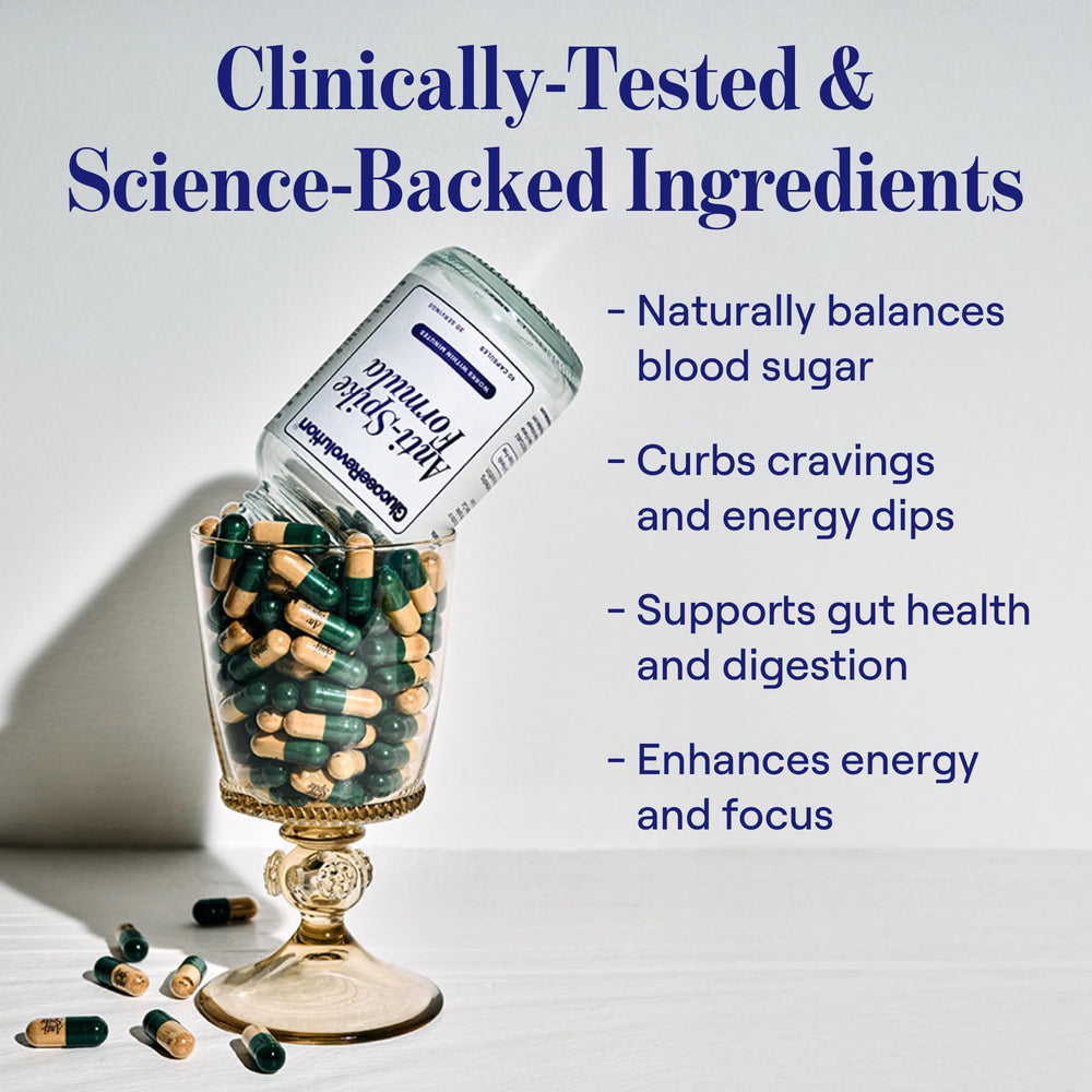 Glucose Revolution Anti-Spike Formula mulberry leaf ingredient note.