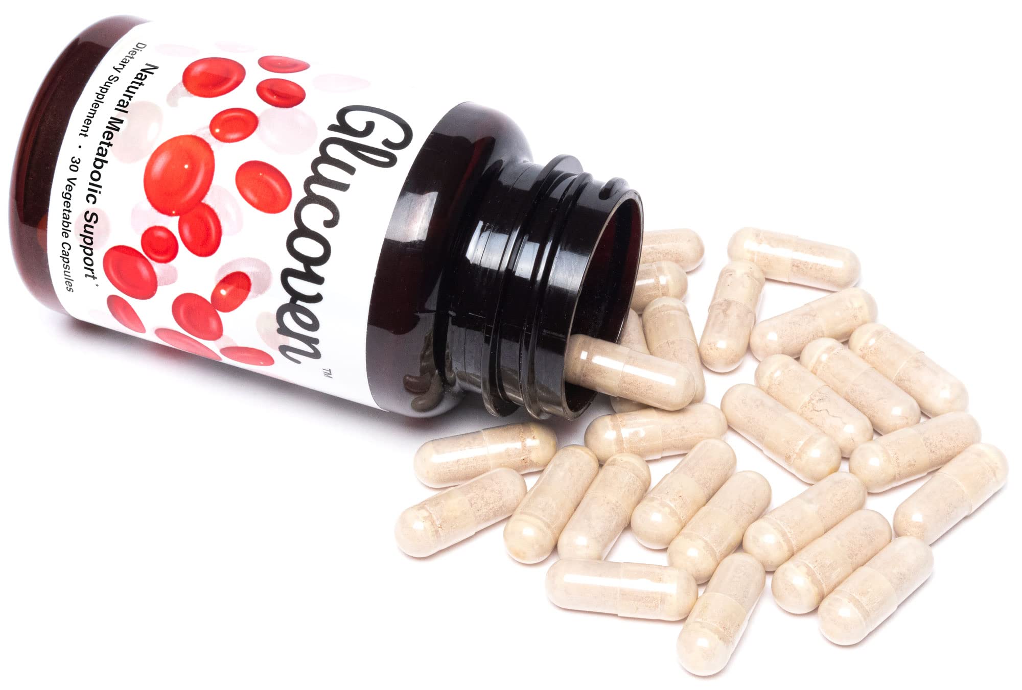 Glucoven bottle NYC factory label closeup emphasizes US-made GMP production.