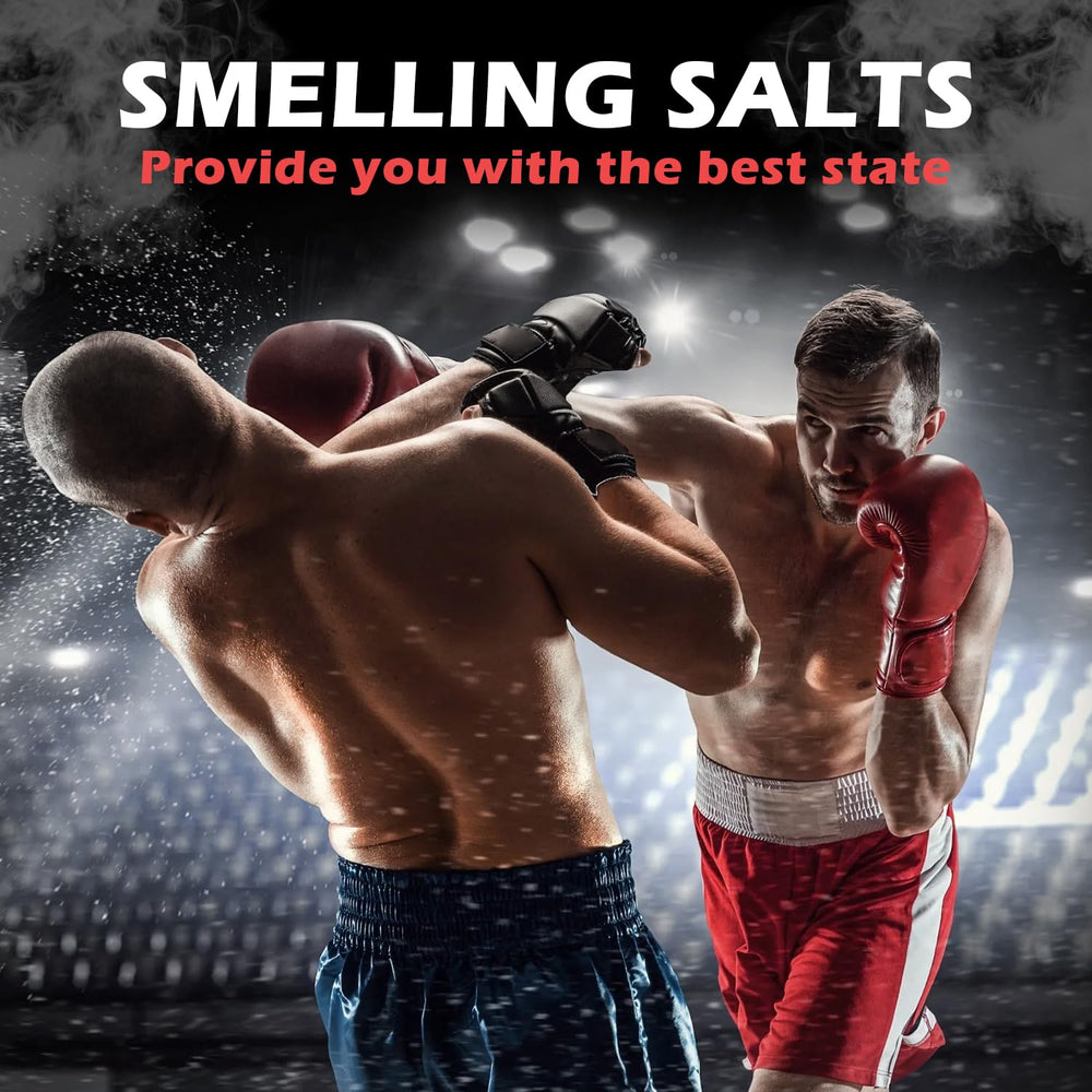 Athlete using Gluvelop smelling salts before lift for sharper focus