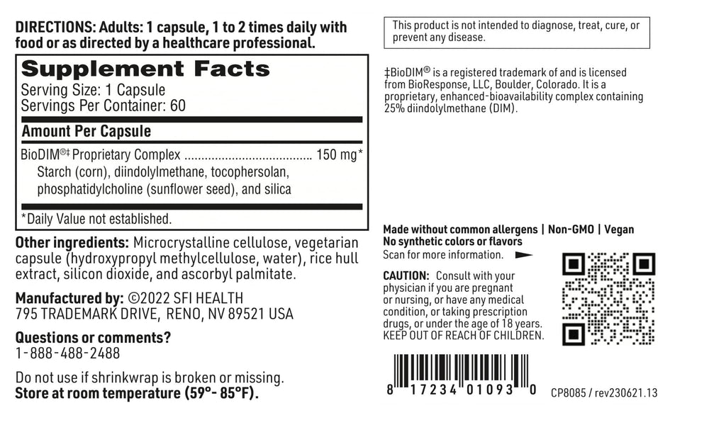 Dairy-free and gluten-free labeling communicates allergen-friendly DIM option